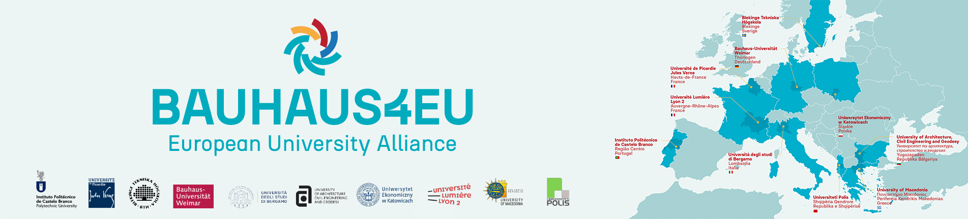 IPCB integra Bauhaus4EU European University Alliance - Universidade Europeia