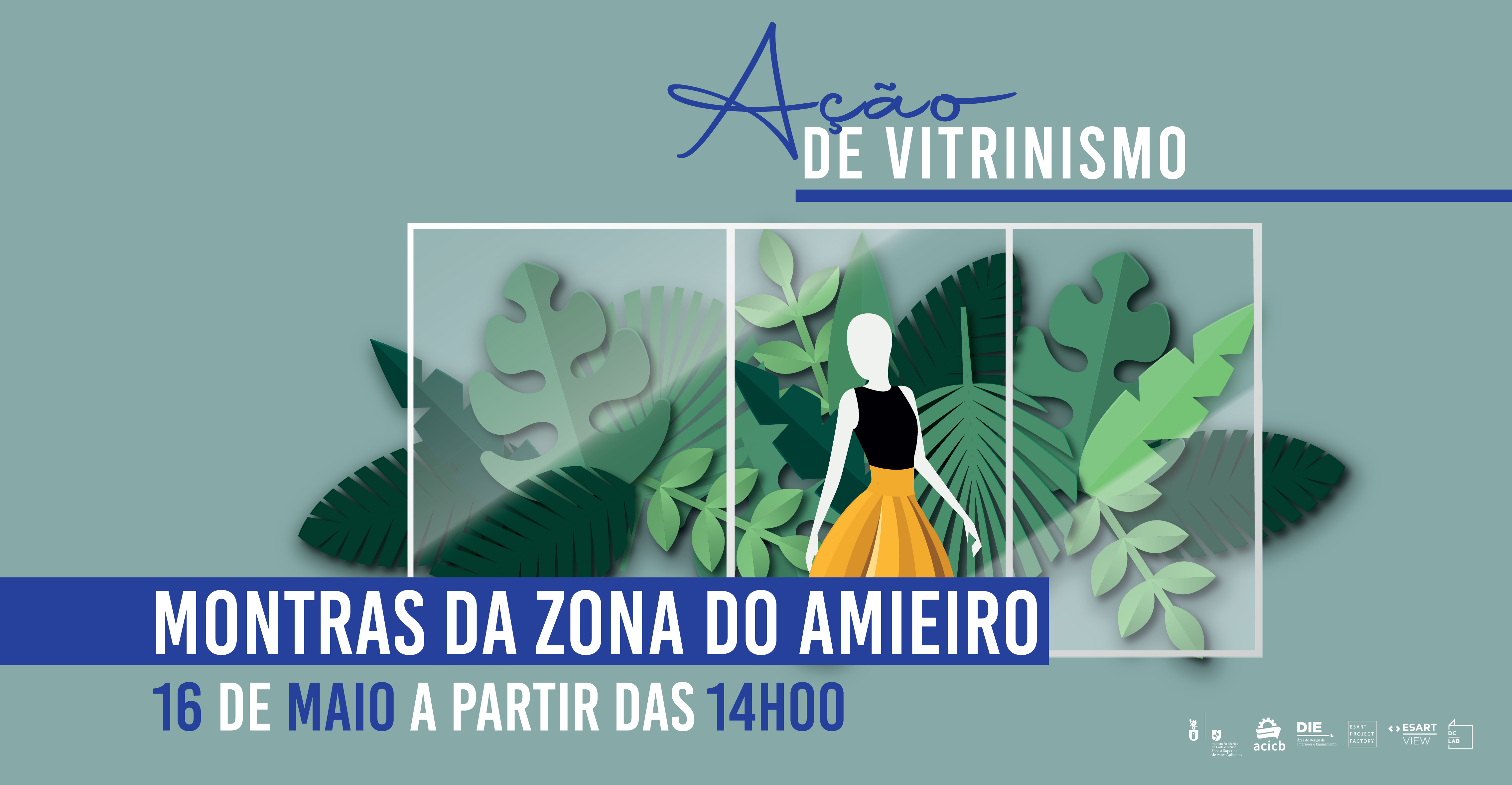 Ação de Vitrinismo – Montras na Zona do Amieiro, Castelo Branco